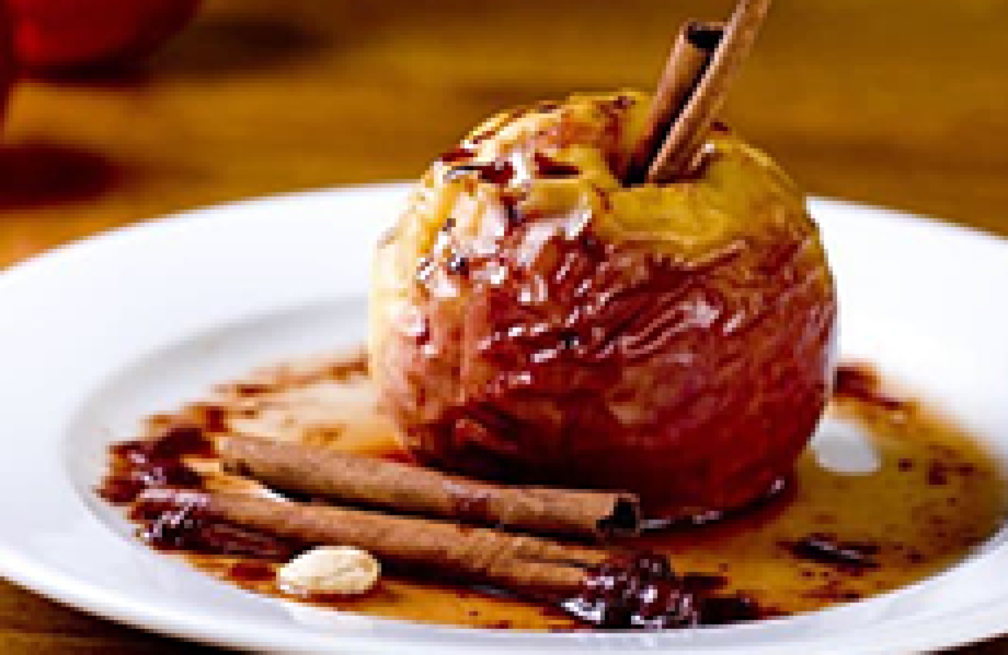 Manzana asada con caramelo de Vinagre de Jerez